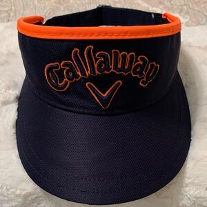 Callaway Dark Blue and Bright Orange Golf Visor